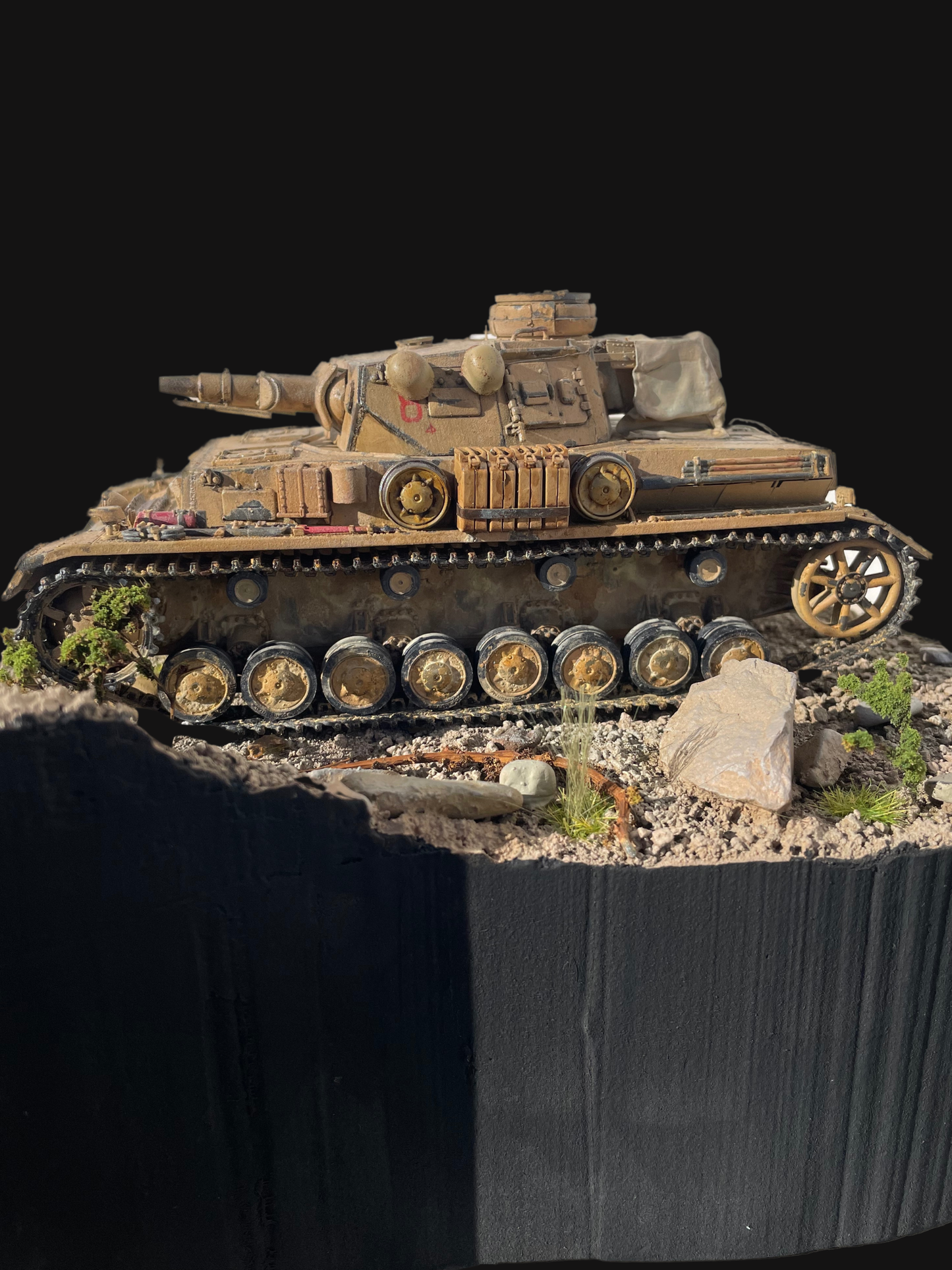 Panzerkampfwagen III – Diorama 1/35 (Túnez, 1943) – Edición Única
