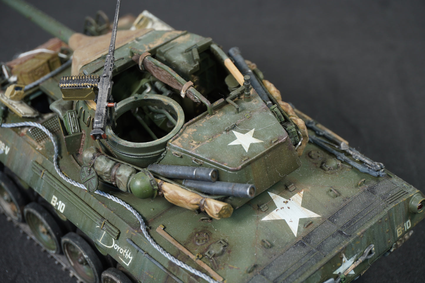 M18 Hellcat — detalle weathering