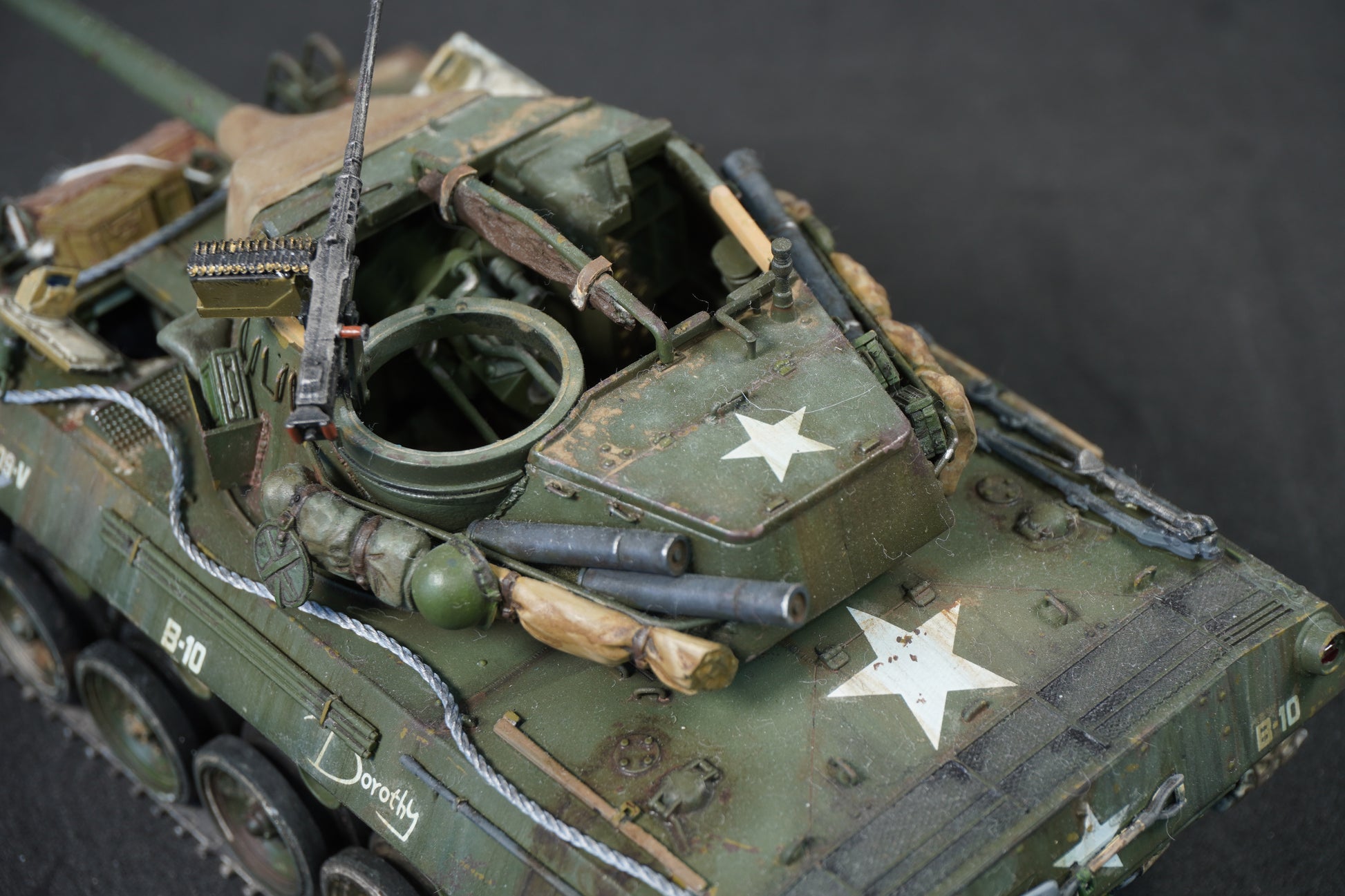 M18 Hellcat — detalle weathering