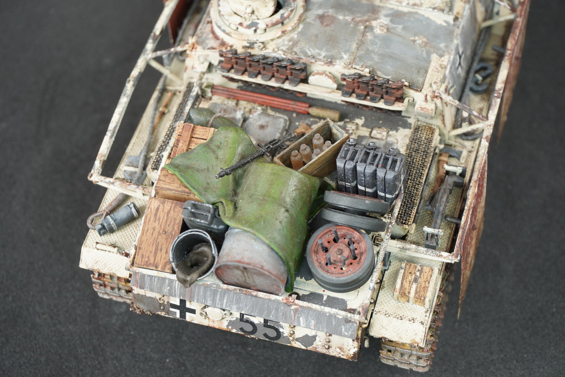 StuG III — trasera