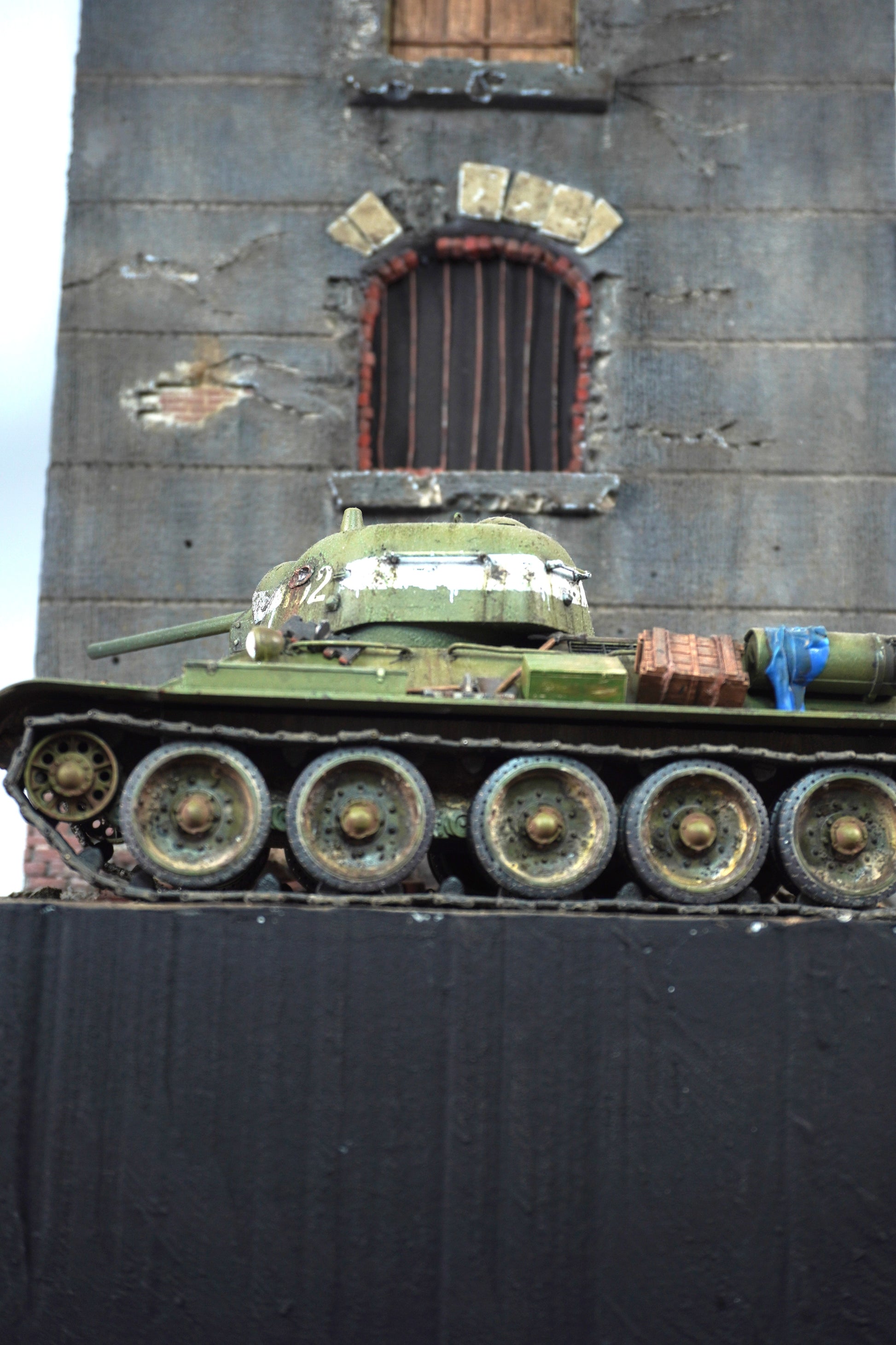 Diorama T-34/76 — detalle suelo