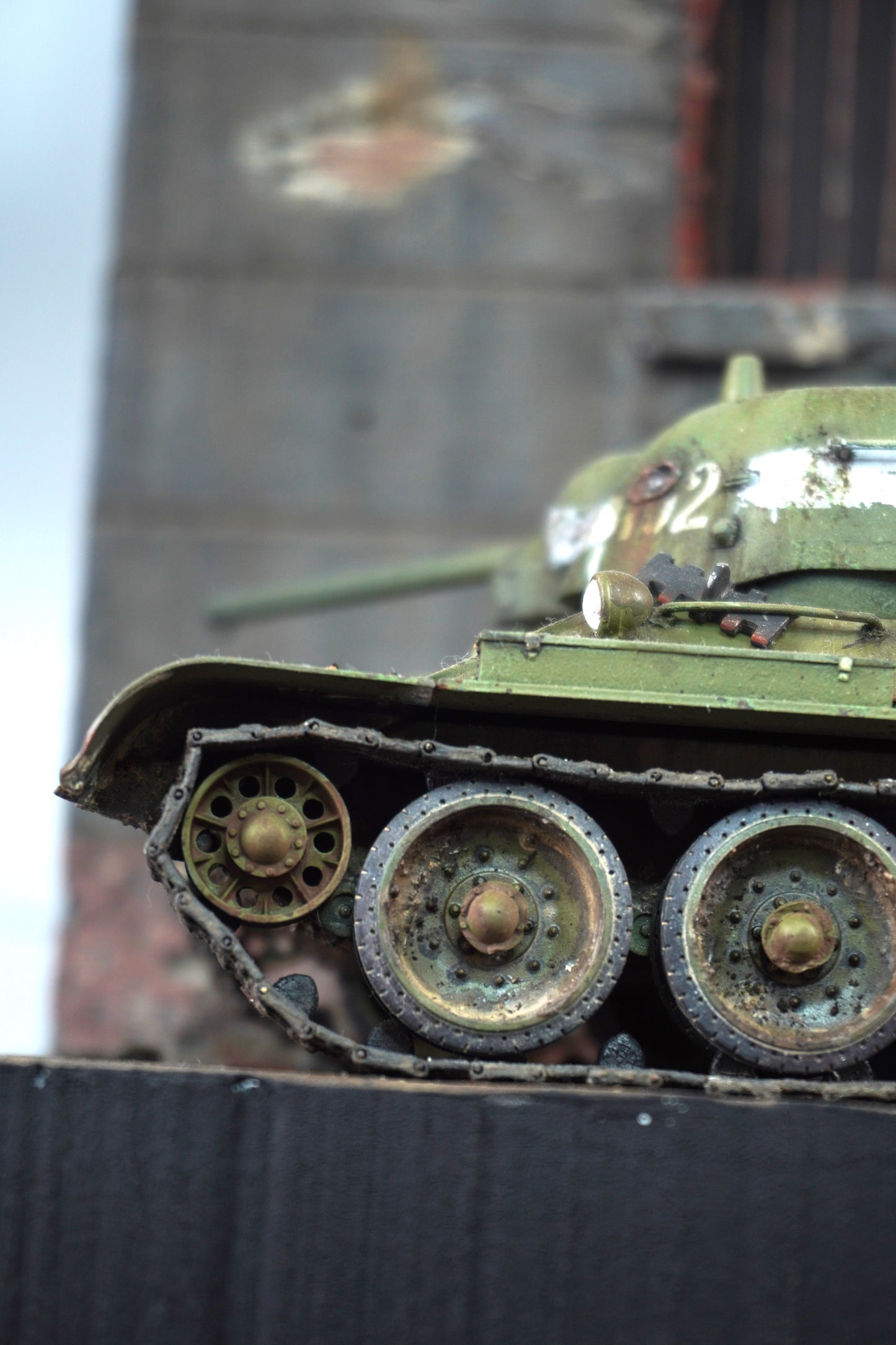 Diorama T-34/76 — escena completa
