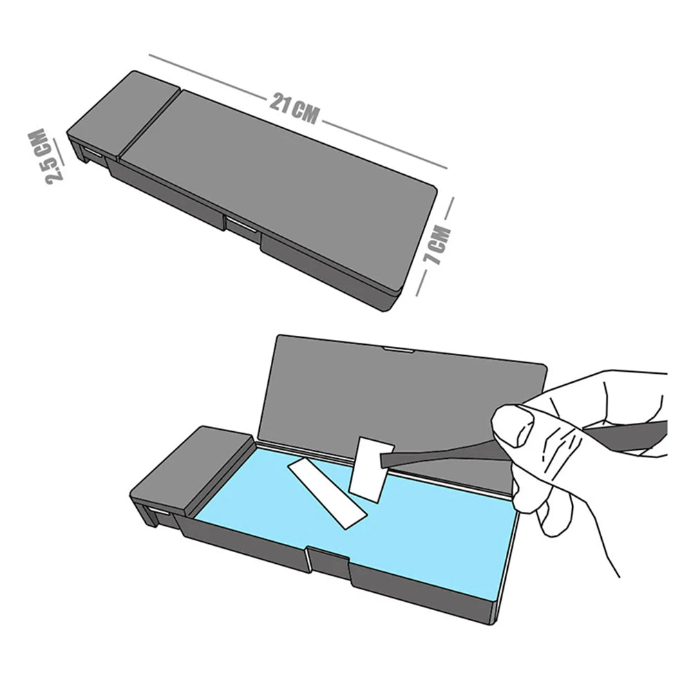 Paleta Húmeda para Calcas + Pinzas de Precisión – Modelismo & Maquetas
