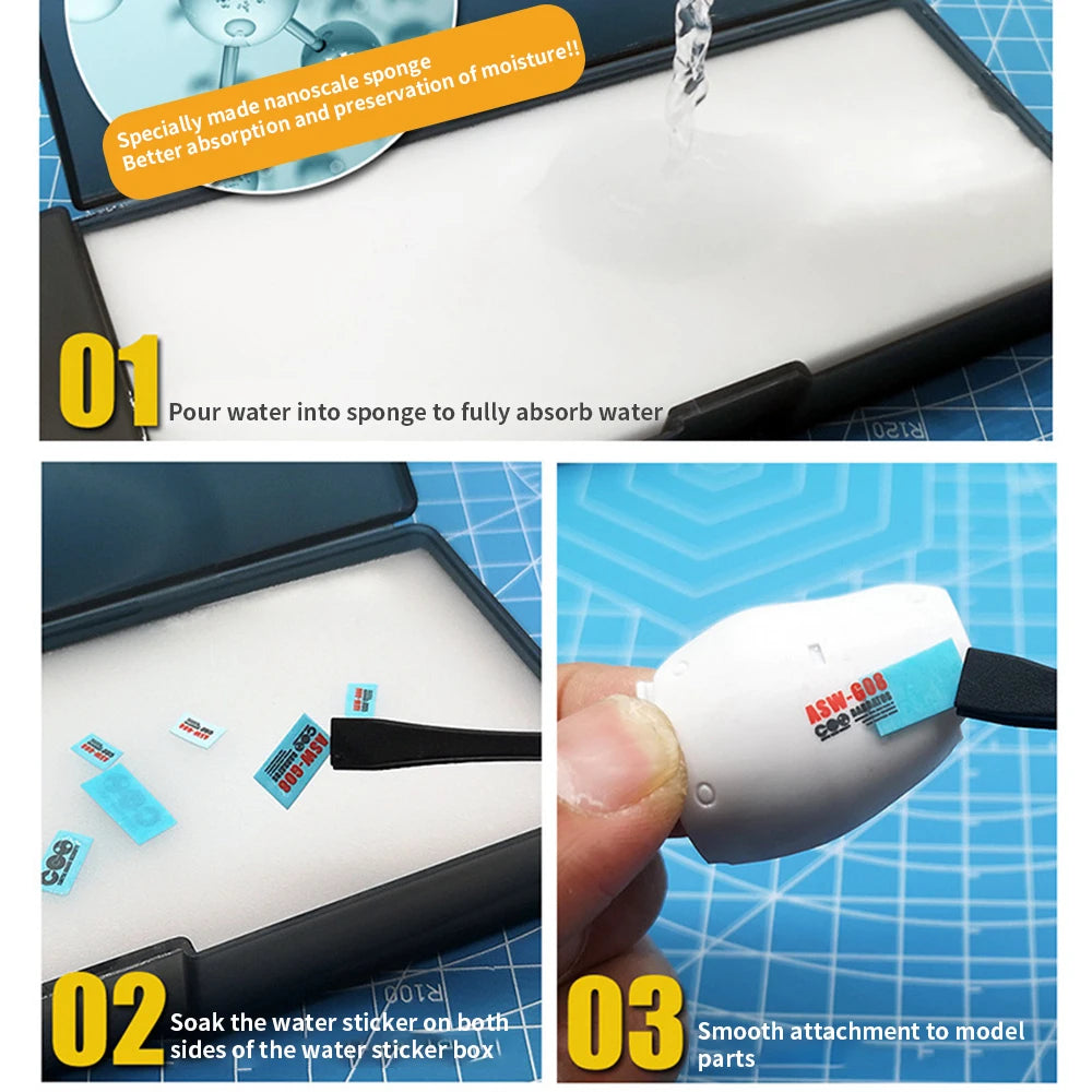 Paleta Húmeda para Calcas + Pinzas de Precisión – Modelismo & Maquetas